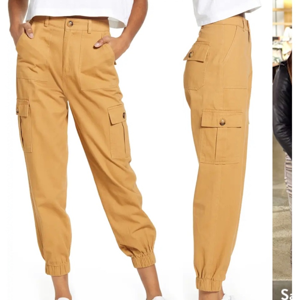 Know One Cares Cotton Cargo Joggers - Picture 2 of 8
